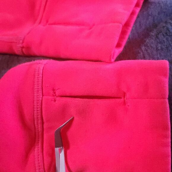 Nike Womens Sweater Adult Medium Gray Pink Hoodie Swoosh Pullover Casual Ladies - Picture 8 of 9